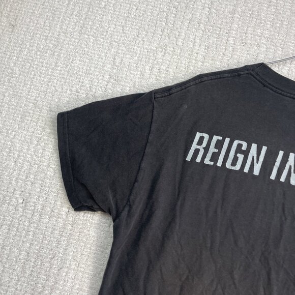 Vintage Unisex Slayer Reign In Blood Black T Shirt Heavy Metal 2005 Read - Picture 14 of 16